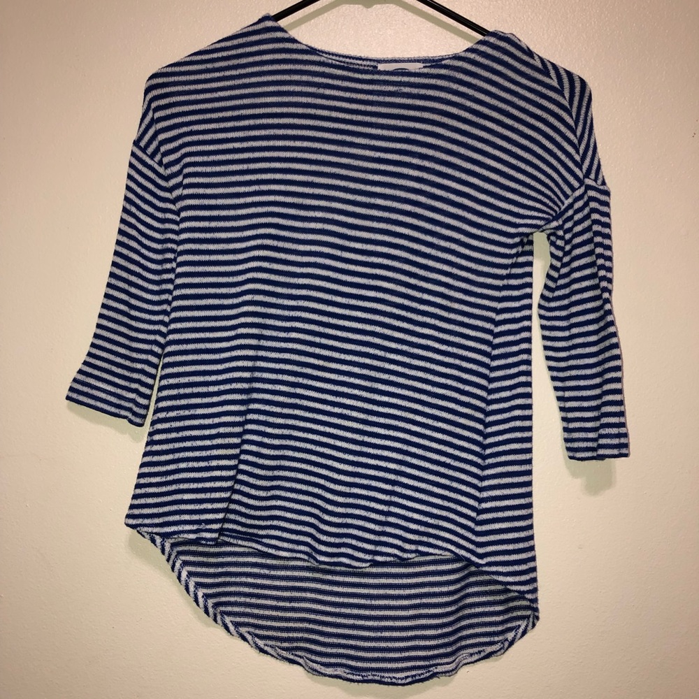 Blue and White striped shirt